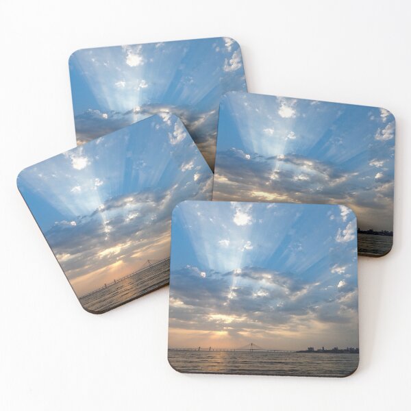 Item preview, Mumbai Sea link bridge with dramatic sunrays designed and sold by CameraDesign.