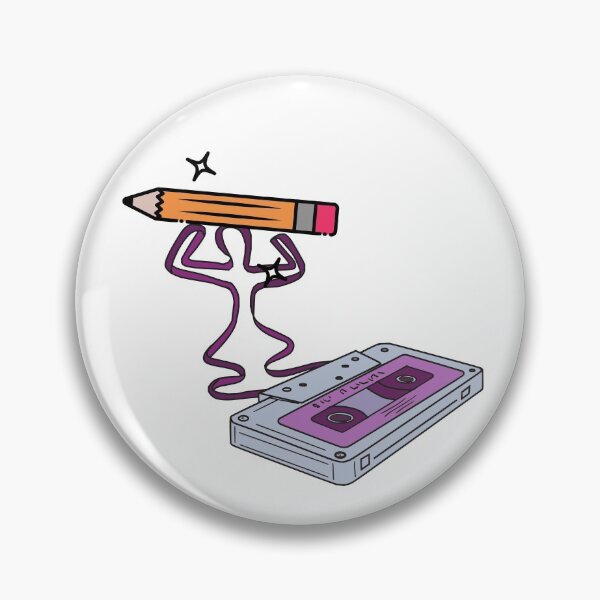 Item preview, The Pencil and Cassette designed and sold by Mintyfresh90.