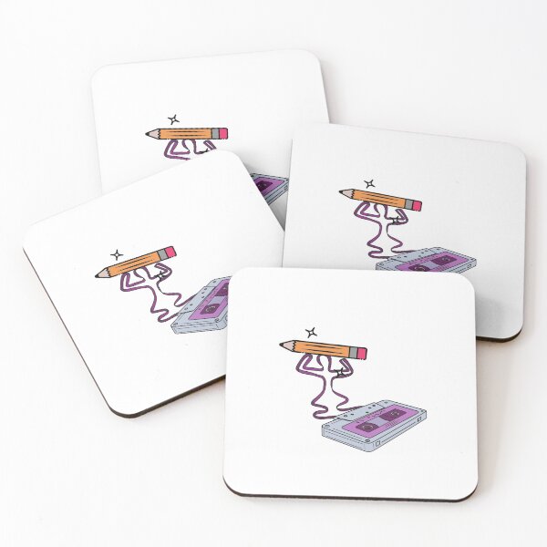 Item preview, The Pencil and Cassette designed and sold by Mintyfresh90.