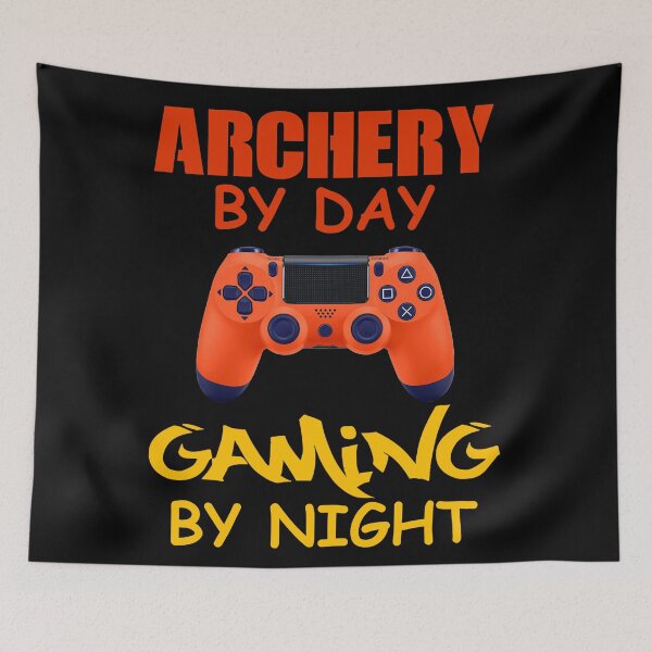Item preview, Archery By Day Gaming By Night Best Gift 2021  designed and sold by DesigonDesigner.