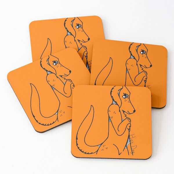 Item preview, light orange, Hot. Dog.  designed and sold by beckyhowling.