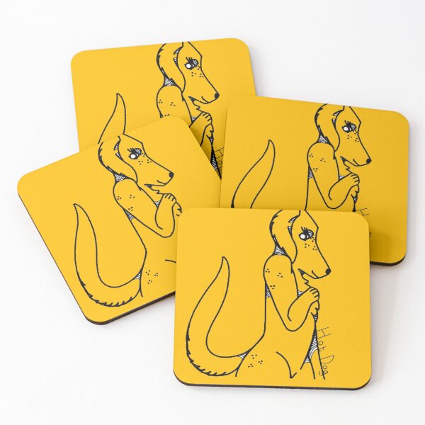 Item preview, gold, Hot. Dog.  designed and sold by beckyhowling.