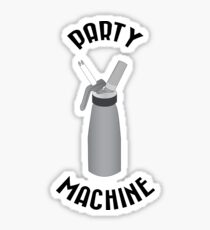 Party Machine (Black Text) Sticker