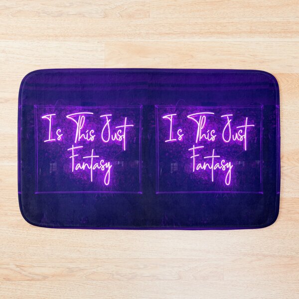 Item preview, Is This Just Fantasy - Neon Light Quote designed and sold by cypher33.