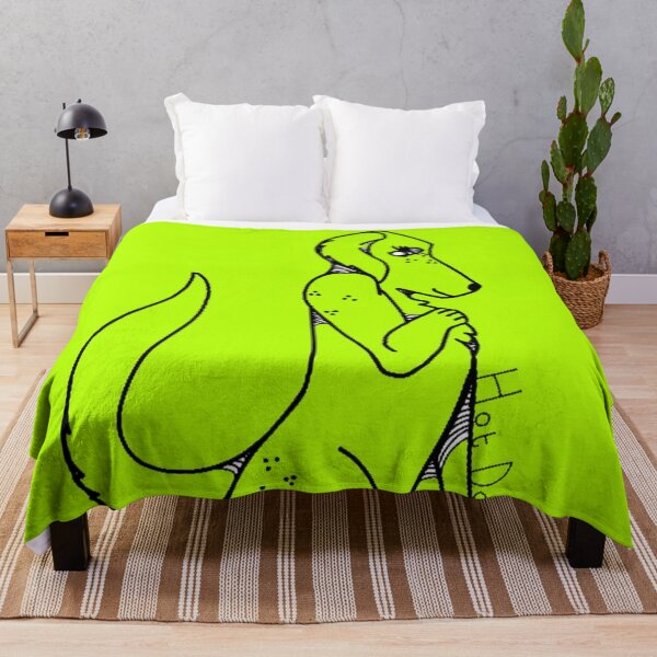 Item preview, lime green, Hot. Dog. designed and sold by beckyhowling.