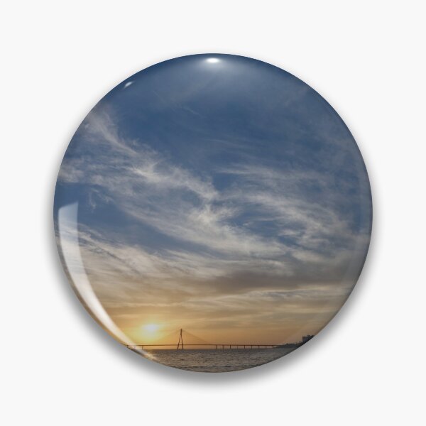 Item preview, Mumbai Sea link bridge with dramatic cloud pattern for personalised gifts, custom printed gifts, print, wall art. designed and sold by CameraDesign.