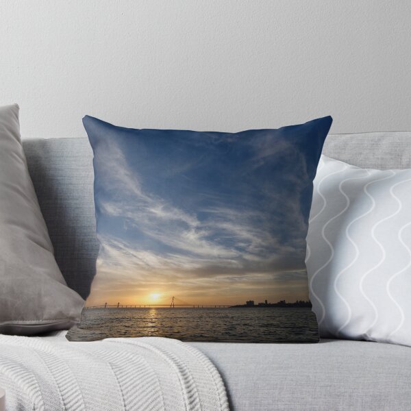 Item preview, Mumbai Sea link bridge with dramatic cloud pattern for personalised gifts, custom printed gifts, print, wall art. designed and sold by CameraDesign.