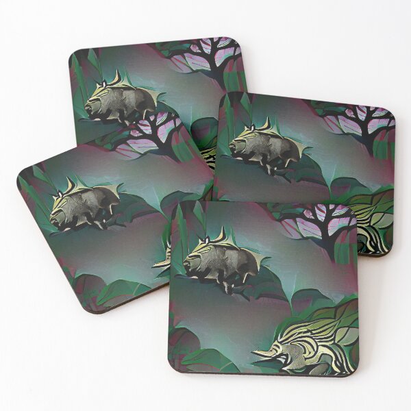 Item preview, Warthog amicis in silva designed and sold by GAN-do.