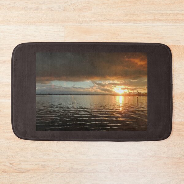 Item preview, Sunset over Williamstown Docks, Melbourne, Australia. designed and sold by kaysharp.