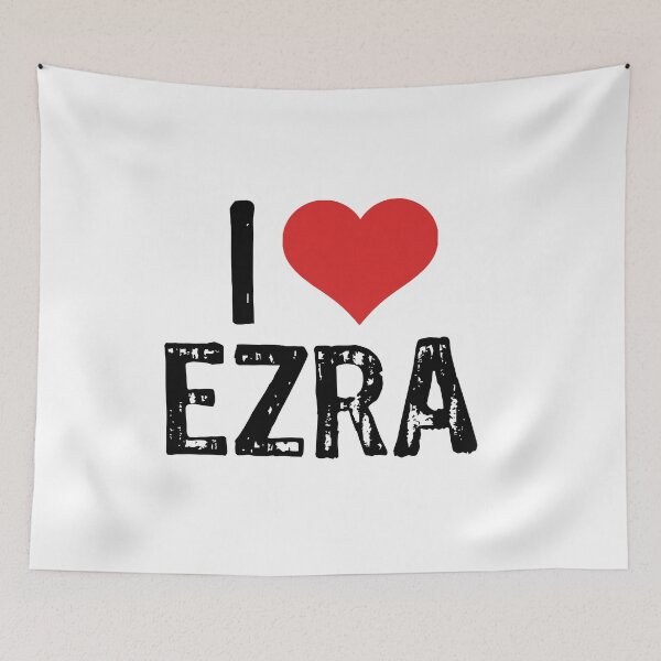 Item preview, I Love Ezra designed and sold by The "I Love Everything" Shop.