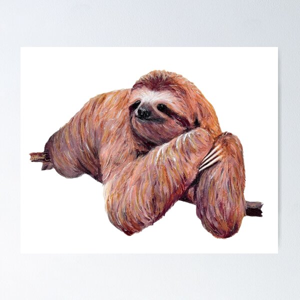 Item preview, Lounging Sloth designed and sold by Susan-Naomi Smith.