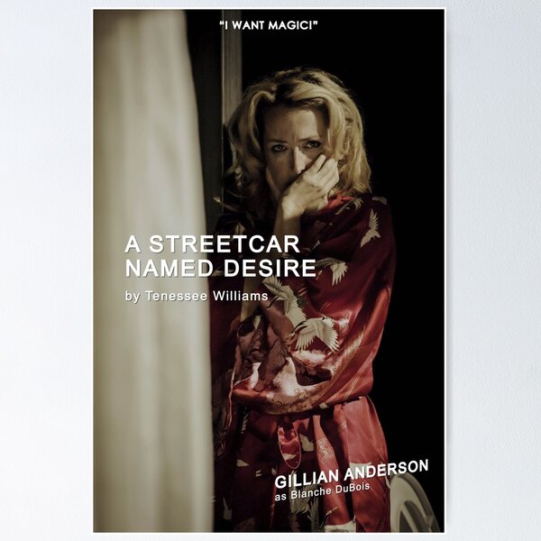 Aperçu de l'œuvre Gillian Anderson dans Un tramway nommé désir créée et vendue par chndramalia.