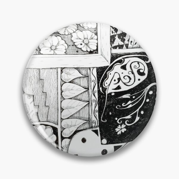 Item preview, Mono patchwork drawing designed and sold by Nickdavisinghe.