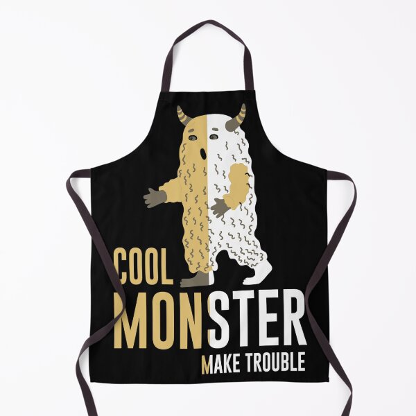 Item preview, Cool Monster Make Trouble Slogan designed and sold by NexiPrint.