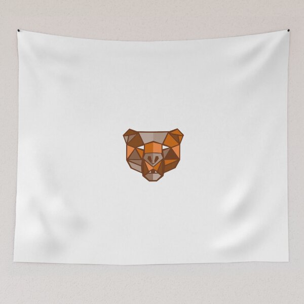 Item preview, Brown Bear Head Low Polygon designed and sold by patrimonio.
