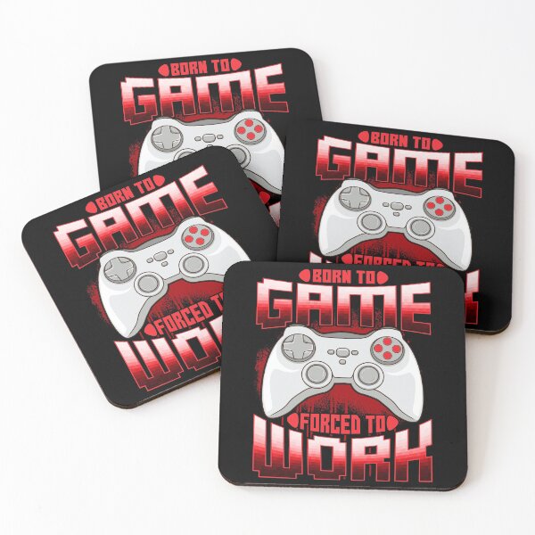 Item preview, Born To Game Forced To Work designed and sold by Art-Max.