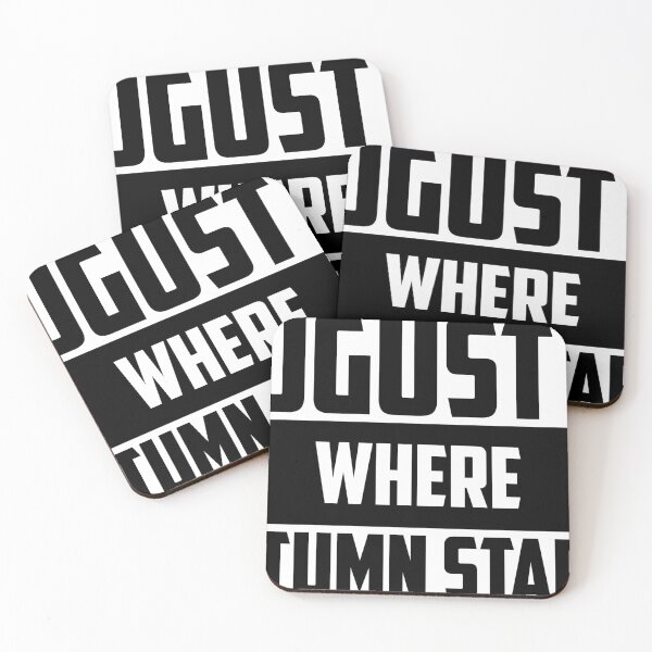 Item preview, August is where autumn starts  designed and sold by Wahbastore.