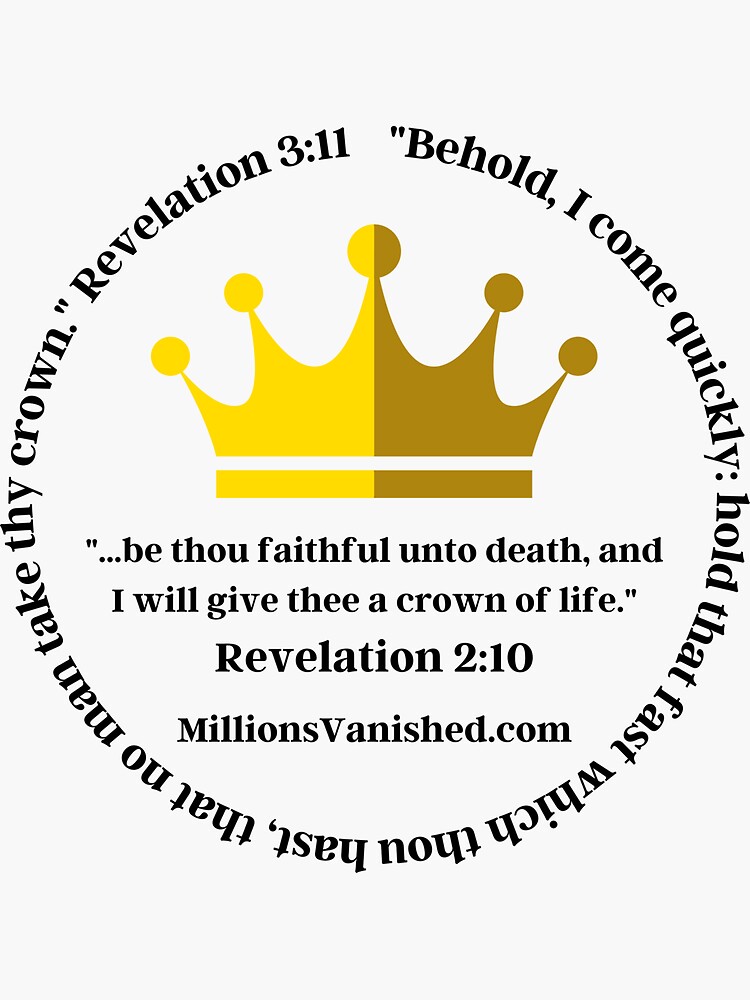 Thumbnail 3 of 3, Sticker, Crown 2 - Christian designed and sold by 1thes416.