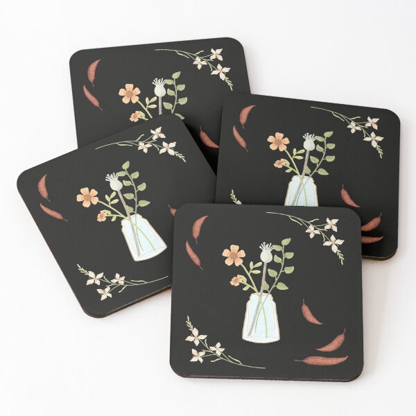 Item preview, Autumn flowers and leaves designed and sold by Amalus-files.