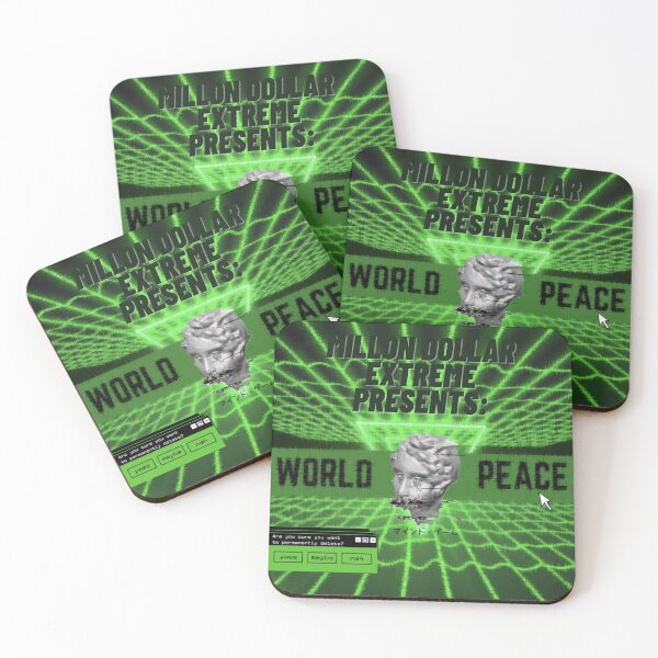 Item preview, WRLDPEACE-MDE, green neon design  designed and sold by suwii.