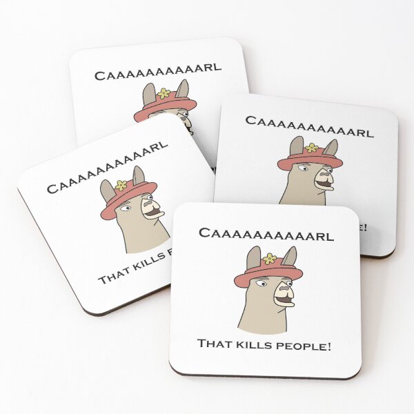 Item preview, Llamas with Hats - "Caaaaaaaaaarl! That kills people!" designed and sold by NickHasling.