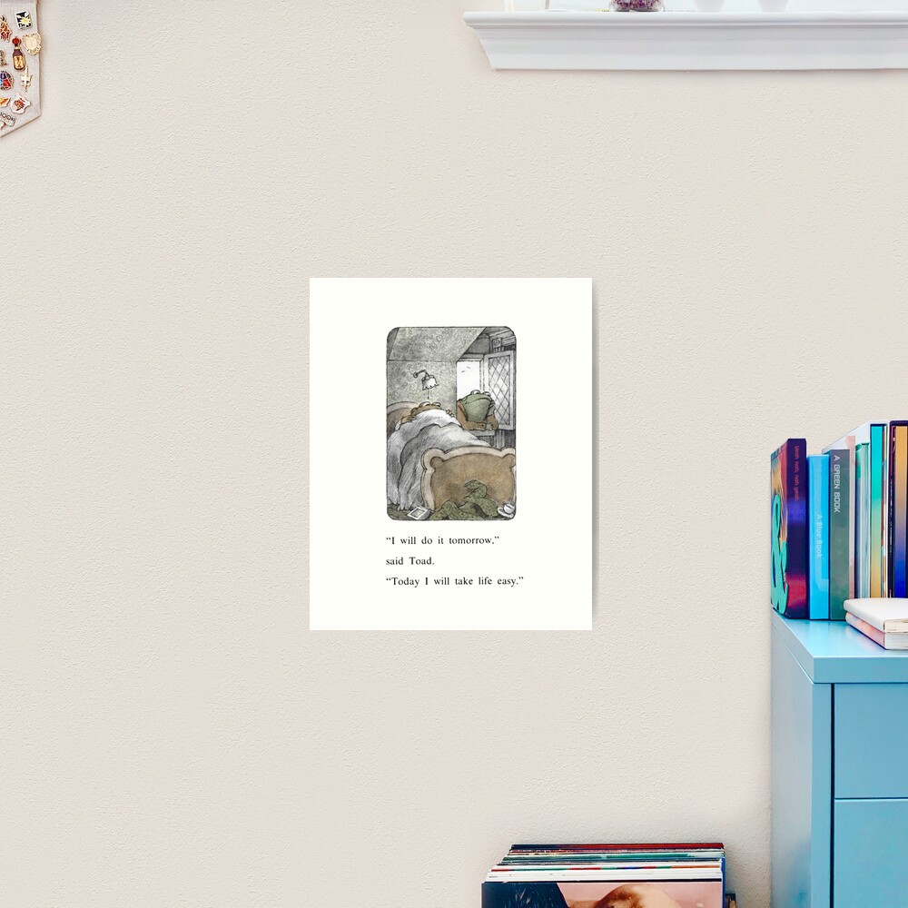 Frog and Toad Art Print