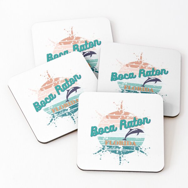 Item preview, Boca Raton Exploding Retro Sunset Graphic Design designed and sold by adriana-holmes.
