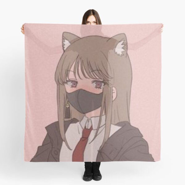 Anime Girl Aesthetic Scarves Redbubble