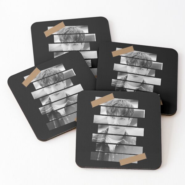 Item preview, Lee Gikwang Highlight Kikwang Korean Kpop Monochrome Stripe Design designed and sold by Piosenka Art.