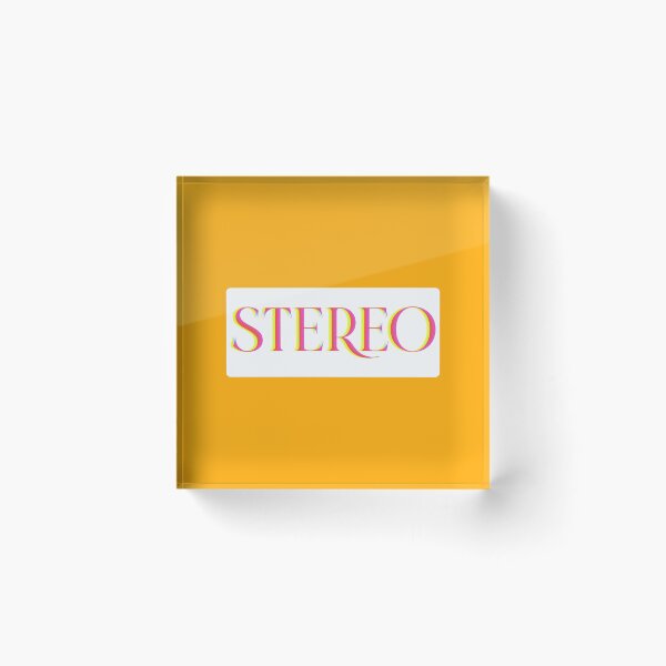 Item preview, "Stereo" Album Sticker designed and sold by Tristd.
