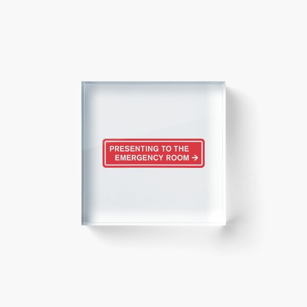 Item preview, Presenting to the Emergency Room ER designed and sold by thedustyshelves.