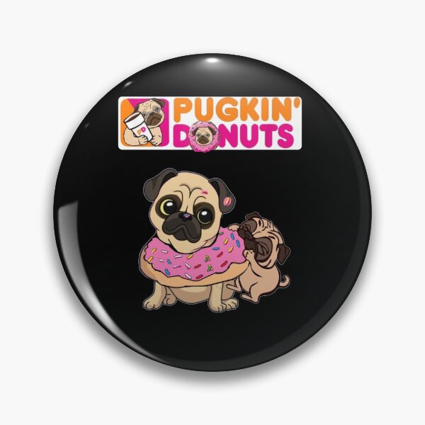 Item preview, Pugs Coffee and Donuts  (Pugkin Donuts) designed and sold by Eric Shields.