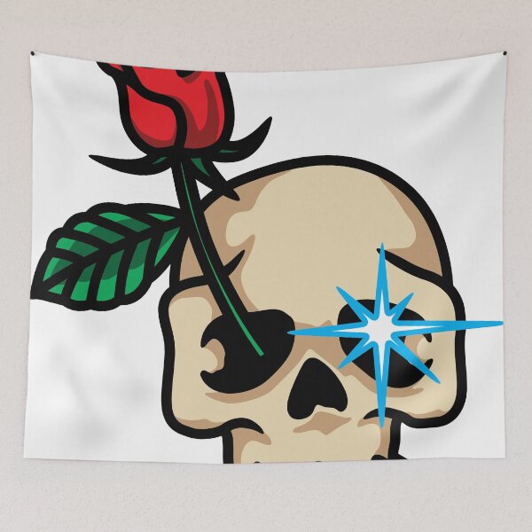 Item preview, Sunflower Skull Floral Sugarskull  designed and sold by SaadEtta.