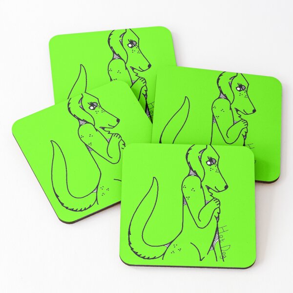 Item preview, bright green, Hot. Dog.  designed and sold by beckyhowling.