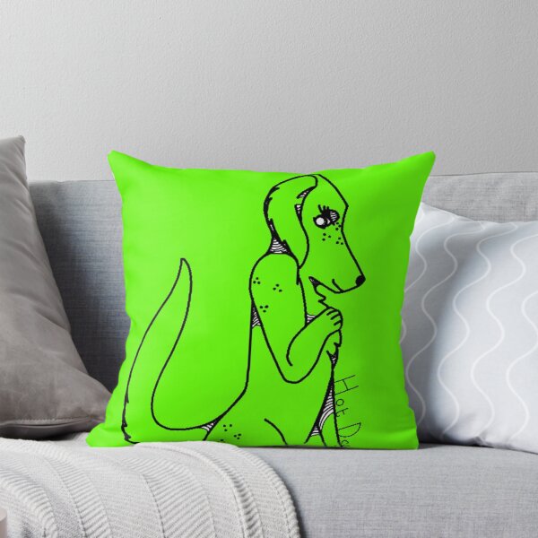 Item preview, bright green, Hot. Dog.  designed and sold by beckyhowling.