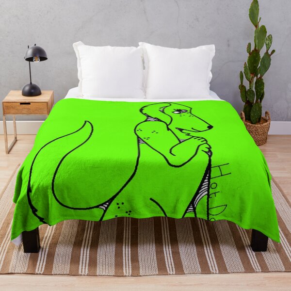 Item preview, bright green, Hot. Dog. designed and sold by beckyhowling.