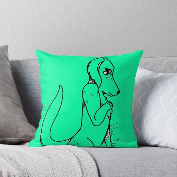 Item preview, mint green, Hot. Dog.  designed and sold by beckyhowling.