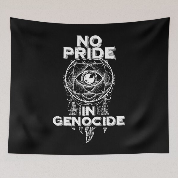 Item preview, No Pride In Genocide - Indigenous Lives Matter - Cancel Canada Day designed and sold by crazycollective.
