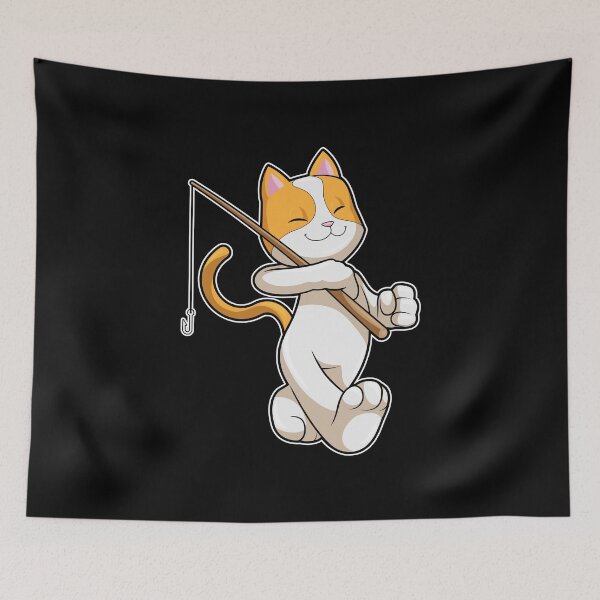 Item preview, Cat Angler Fishing rod Fishing designed and sold by Snabdesign84.