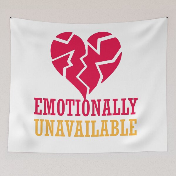 Item preview, Emotionally Unavailable Heart Cool collection  designed and sold by AhmedBuhaisi.