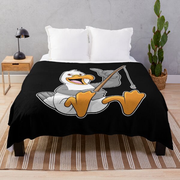 Item preview, Seagull at Fishing with Fishing rod designed and sold by Snabdesign84.