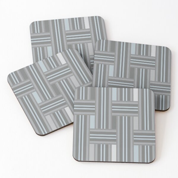 Aperçu de l'œuvre Motif de tissage à carreaux gris créée et vendue par BartholGraphics.