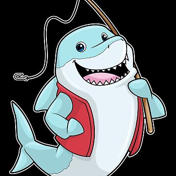 Imagen de la obra Pesca de tiburón con caña de pescar de Snabdesign84