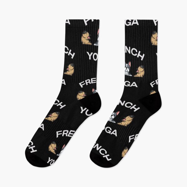 Item preview, French Yoga   French Bull dogs doing yoga designed and sold by Eric Shields.