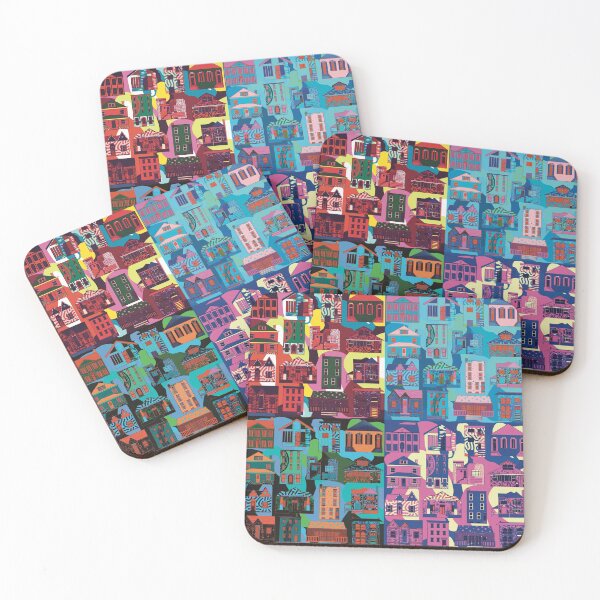 Item preview, Abstract psychedelic building blocks! designed and sold by Colour-up.