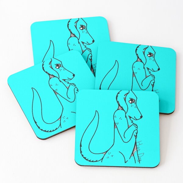 Item preview, cyan, Hot. Dog.  designed and sold by beckyhowling.