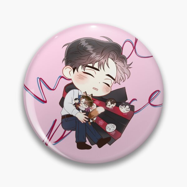 Item preview, SEHYUK N FOX IDEUN PIN designed and sold by Junahcomics.