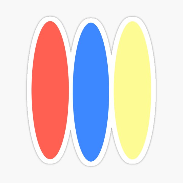 "Printed color" Sticker for Sale by wwrrdd | Redbubble