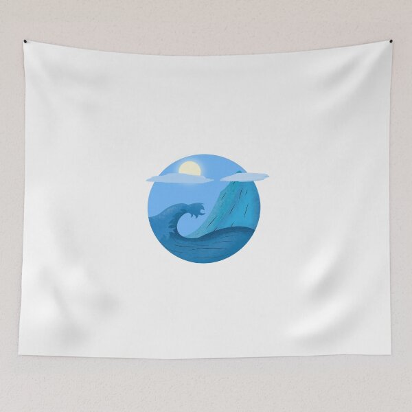 Item preview, Sea Wave Japanese Art  designed and sold by jhgraphicsbd.