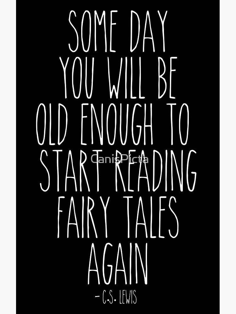 Old Enough for Fairy Tales by CanisPicta